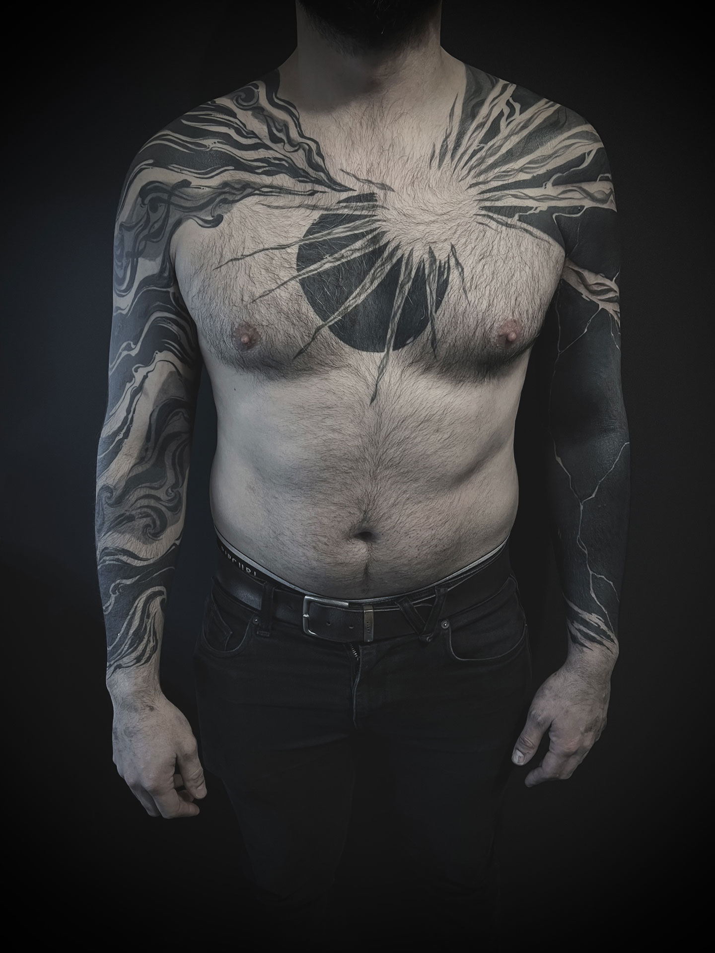 Tatouage par Julie Docteur, Liminal Marks, Ferale