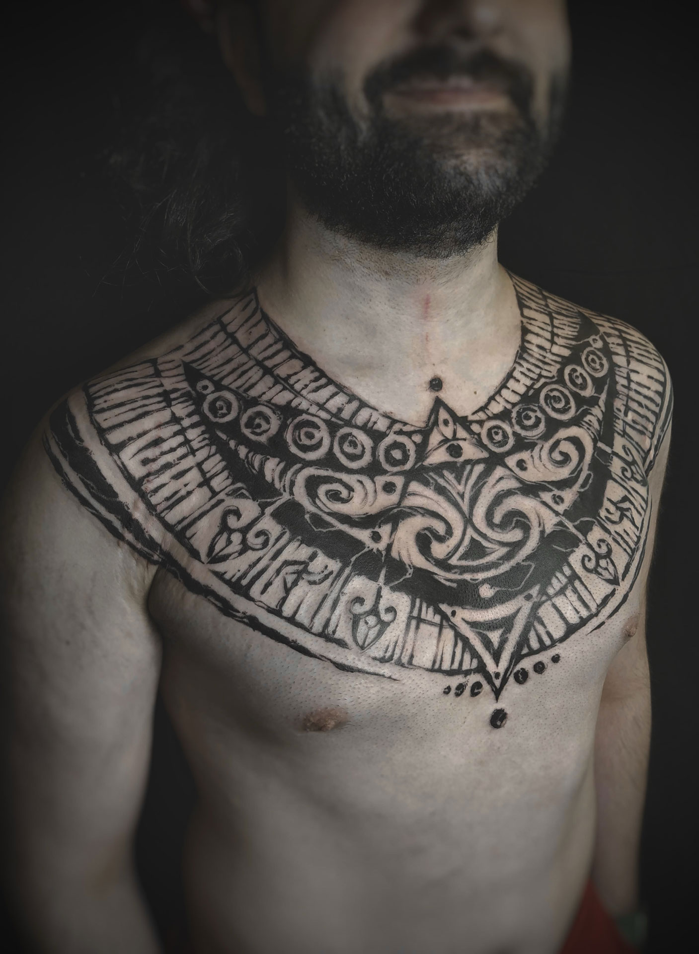 Tatouage par Julie Docteur, Liminal Marks, Ferale